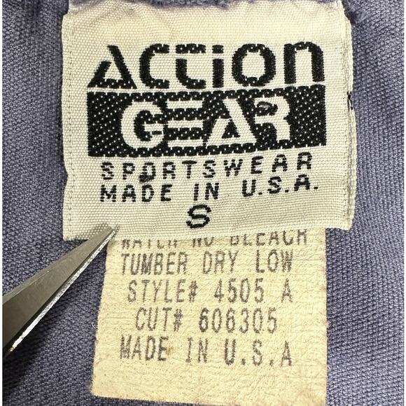 Action Gear Womens Vintage Jacket Size S Velvet Purple Pockets Made in USA 80s - Picture 8 of 9